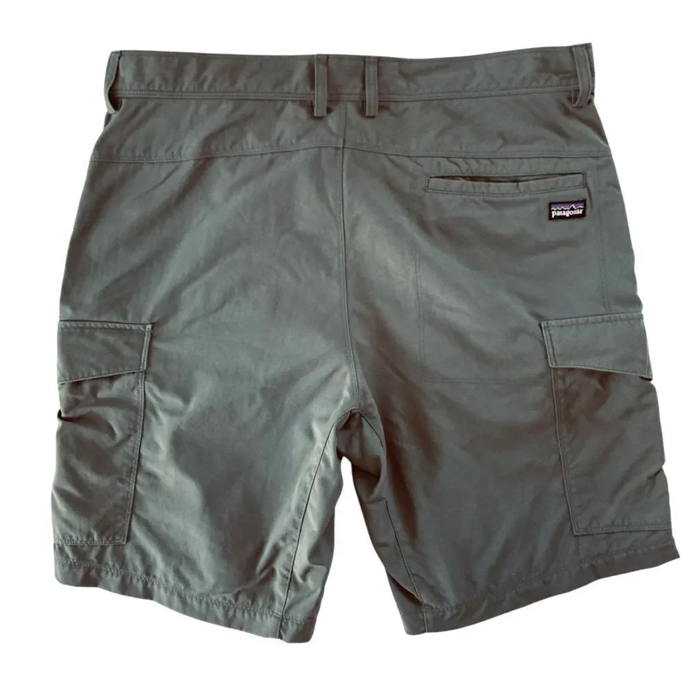 Patagonia Men's Roving Cargo Shorts Grey Green Style #57855 (Size 36)